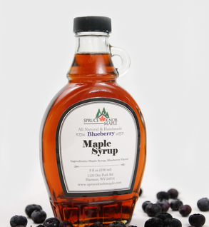 Blueberry Infused Maple Syrup