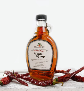 Hot Chili Pepper Infused Maple Syrup