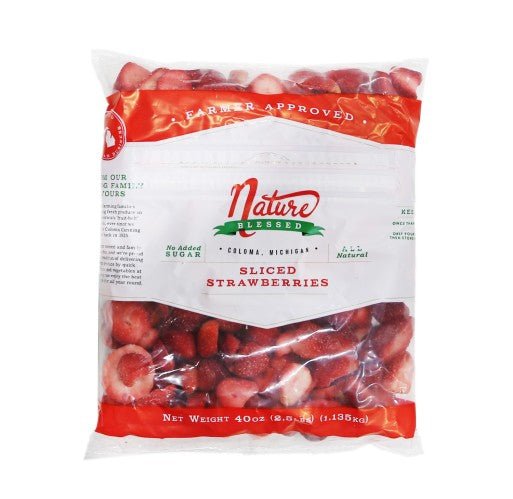 Sliced Strawberries 10lb case - Sunrise Market & Deli, LLC